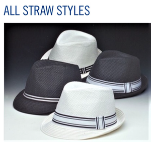 Fedora Straw Hats